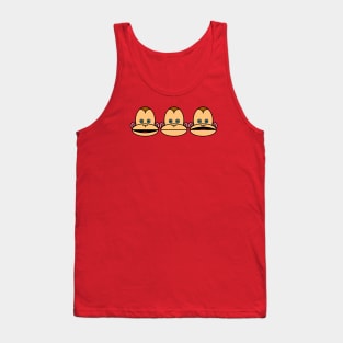 Three monkeys Tank Top